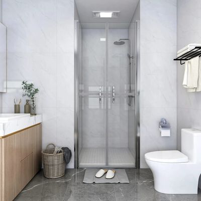 vidaXL Врата за душ, прозрачно ESG стъкло, 71x190 см