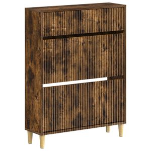 vidaXL Шкаф за обувки ARNHEM 78 x 24 x 103 см Инженерна дървесина