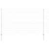 vidaXL Оградата за открито с постове 50 x 1,4 м Поцинкована стомана