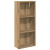 vidaXL Банен стенен шкаф с рафт Дъб Артизан 30 x 14 x 70 см