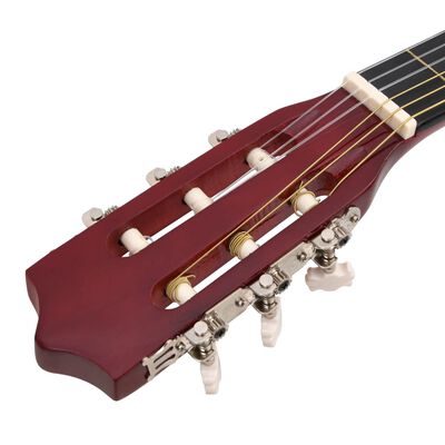 vidaXL Комплект уестърн акустична Cutaway китара 12 части 6 струни 38"
