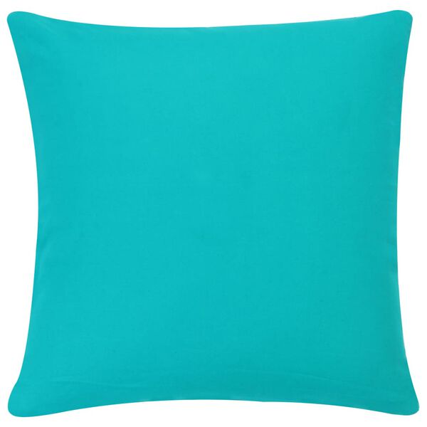 vidaXL Възглавници, 2 бр, принт фолио, зелено-златни, 40x40 см, кадифе