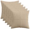 vidaXL Калъфка за възглавница 6 pcs ALMELO Таупе 40 x 40 cm кордурой