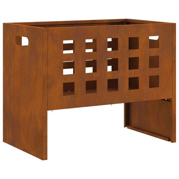 vidaXL Огнище Кафяво 50 x 30 x 40 см Стомана