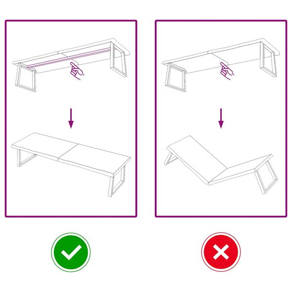 vidaXL Плот за маса светлокафяв 180x60x(2-4) см обработен масивен дъб