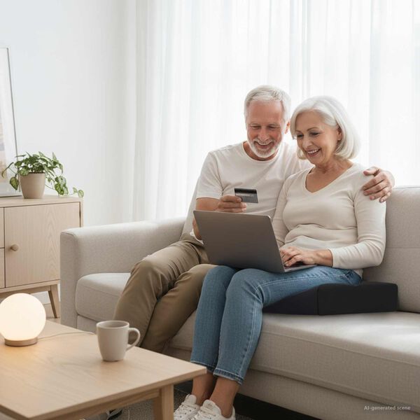 vidaXL Възглавница за сядане Черно 40 x 40 x 11 см PU пяна