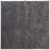 vidaXL Килим HUARTE с къс косъм, мек и миещ се, антрацит, 120x120 см