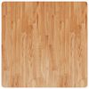 vidaXL Квадратен плот за маса, светлокафяв, 90x90x2,5 см, дъб масив