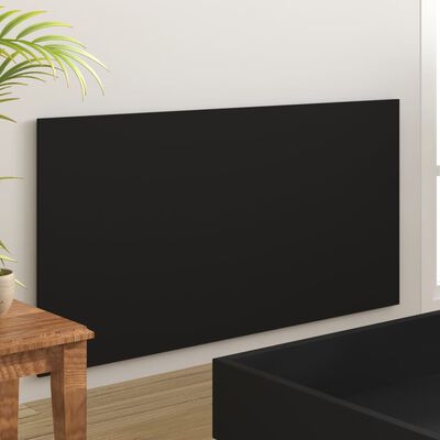 vidaXL Горна табла за легло, черна, 160x1,5x80 см, инженерна дървесина