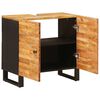 vidaXL Шкаф за мивка в баня със съхранение Естествен 62 x 33 x 58 см