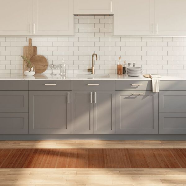 vidaXL Килим, правоъгълен, кафяв, 60x300 см, бамбук