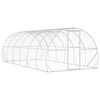 vidaXL Кокошарник Сребристо 600 x 300 x 200 cm Поцинкована стомана