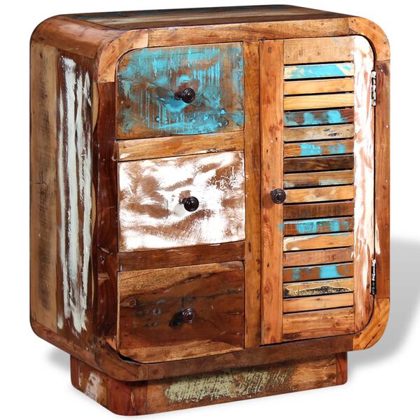 vidaXL Сайдборд, регенерирана дървесина масив