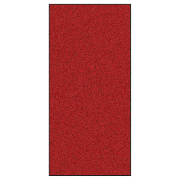 vidaXL Мат за врата Червен и Черен 120 x 250 cm Полипропилен и винил