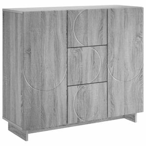 vidaXL Служебен шкаф Сив Сонома 85.5 x 31 x 75 см Инженерна дървесина