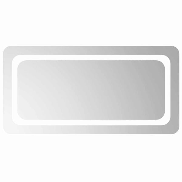 vidaXL LED огледало за баня, 80x40 см