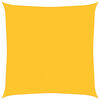 vidaXL Sunshade Sail 160 g/m&sup2; Square Yellow 7x7 m HDPE - Untranslated