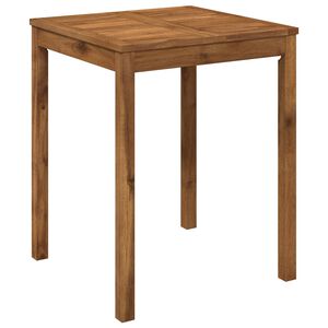 vidaXL Маса за вечеря в градината Натурално 60 x 60,5 x 75 см