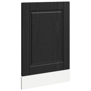 vidaXL Панел за миялна машина PORTO Черния дъб 45 x 1,5 x 57 см