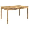 vidaXL Маса за вечеря в градината Бяло 147 x 88,5 x 75 см