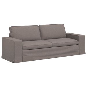 vidaXL Диван Таупе 222 x 80 x 82 см текстил
