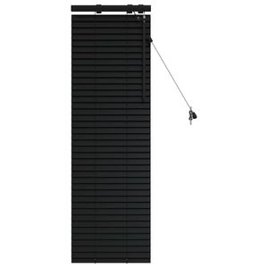 vidaXL Венецианска щора Черно 40 x 130 см 35 mm