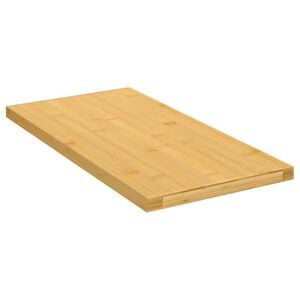 vidaXL Стенен рафт 40x20x1,5 см бамбук