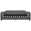 vidaXL Кушетка, тъмносива, 80x200 см, плат