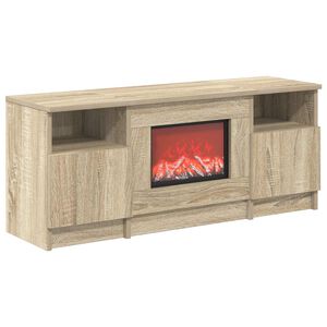 vidaXL Електрическа камина Сонома 98 x 28,5 x 40,5 cm