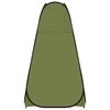 vidaXL Pop up палатка за душ, зелена