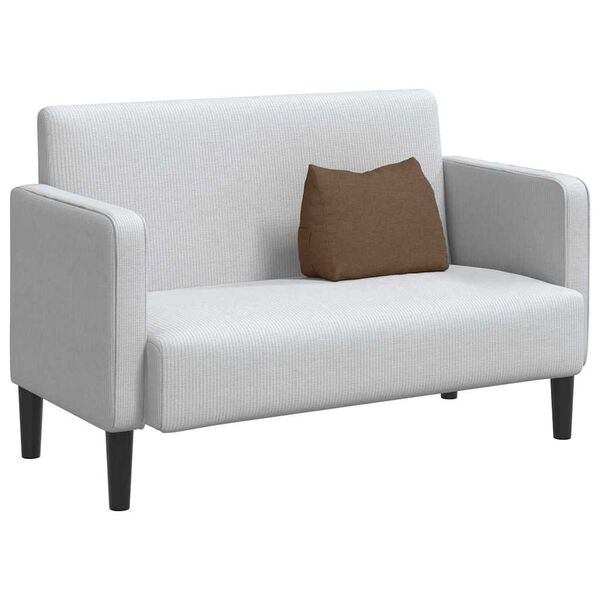 vidaXL Възглавница за гръб Кафяво 45 x 20 x 35 см текстил