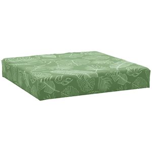 vidaXL Палетна възглавница на листа 60x60x8 см Оксфорд плат