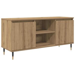 vidaXL ТВ шкаф 104 x 35 x 50 см Дъб Инженерна дървесина