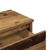 vidaXL Нощно шкафче от старо дърво 40x30x39 cm Инженерна дървесина