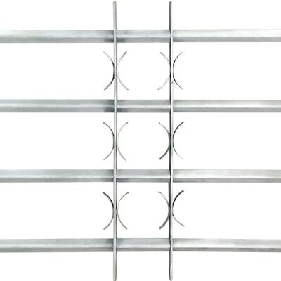 vidaXL Регулируеми решетки за прозорци, 2 бр, 1000-1500 мм