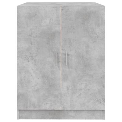 vidaXL Шкаф за пералня, бетонно сив, 71x71,5x91,5 см