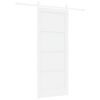 vidaXL Преплъзваща се врата ORKDAL Бяло 83 x 202 см