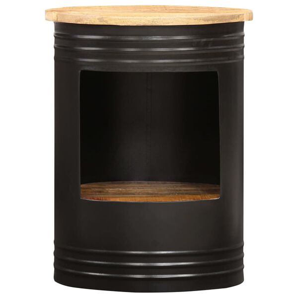 vidaXL Маса за кафе, 43x55 см, масивно мангово дърво