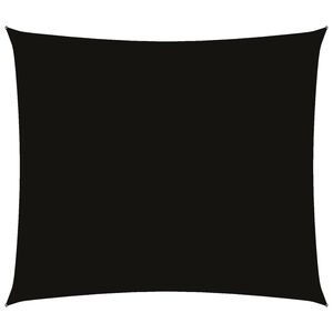 vidaXL Платно-сенник, Оксфорд плат, правоъгълно, 2x2,5 м, черно