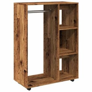 vidaXL Гардероб от старо дърво 80x40x110 cm Инженерна дървесина