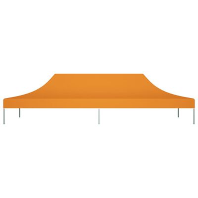 vidaXL Покривало за парти шатра, 6x3 м, оранжево, 270 г/м²