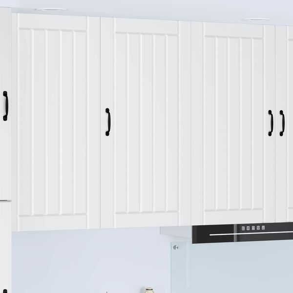 vidaXL Кухненски шкаф Lucca Бяло 50 x 31 x 100 см Инженерна дървесина