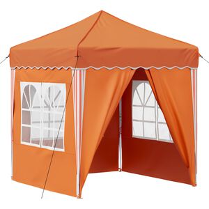 vidaXL Поп-ъп парти палатка 195 x 195 x 245 см Оранжево