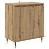 vidaXL Служебен шкаф Дъб 60 x 35 x 70 cm Инженерно дърво