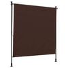 vidaXL Външна ролкова завеса Кафяво 100 x 270 cm
