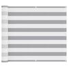 vidaXL Балконен екран Светлосив и бял 100 x 800 cm Оксфордска тъкан