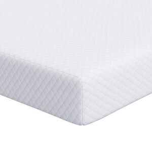 vidaXL Топер за матрак от мемори пяна 80 x 200 cm Thick Меко Бяло
