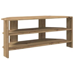 vidaXL Ъгловшкафзателевизор 100 x 40,5 x 45 cm Дъб артизан