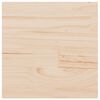 vidaXL Плот за маса, 50x50x2,5 см, квадратен, бор масив