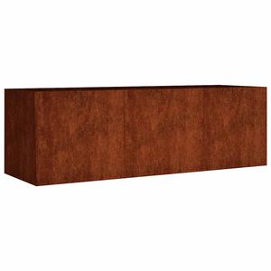 vidaXL Градинска повдигната леха 120x40x40 см кортенова стомана